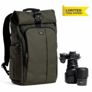 Think Tank - FocusPoint 30L Greenway - Camera Backpack - RollTop Series