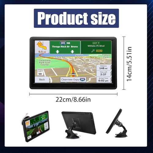 HD Touch Screen GPS Navigation for Cars Trucks with UK