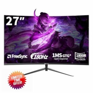 27 Inch Curved Gaming Monitor180Hz