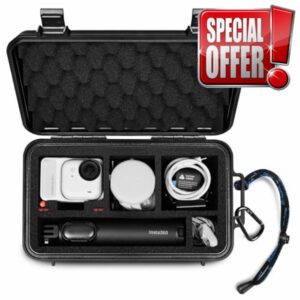 LEKUFEE Travel Waterproof Hard Case for Insta360 GO Ultra