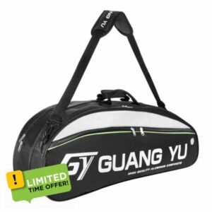 SIQITECHUK Badminton Tennis Racquets Racket Bag with Shoe Compartment Large Capacity Rackets Storage Bag Battledore Cover Case Waterproof Gym Equipment Bags Sports Handbag with Shoulder Strap
