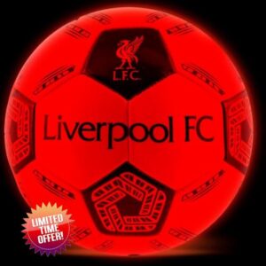 Hy-Pro Light Up LED Football Size 5 with Impact-Activated Lights - Light Up Ball with Auto-Shutoff & Enhanced Grip for Night Games - Suitable Footballs for All Ages