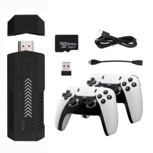 Plug and Play Gaming Console with Dual 2.4G Wireless Controllers
