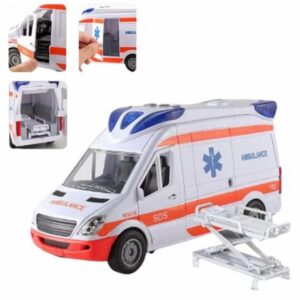 Moskado Ambulance Toy with Lights and Sound
