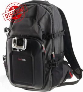 Navitech Action Camera Backpack With Integrated Chest Strap - Compatible With SJCAM SJ4K Action Camera 4K30fps