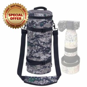 ZZQ&CCF Camera Lens Pouch Case for Sony FE 400-800mm f/6.3-8 G OSS Super-Telephoto Zoom Lens