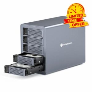 Yottamaster 5 Bay Hard Drive Enclosure Daisy Chain