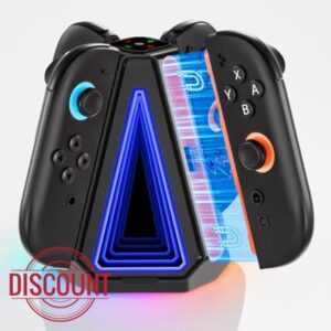 ZRZLMVP Controller Charger for Nintendo Switch 2 Joy Con (2025) - 2.5H Fast Charging Dock
