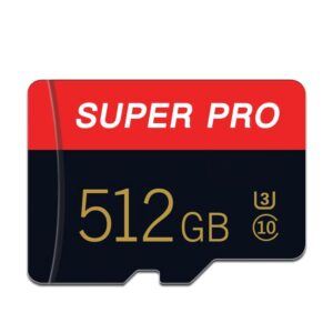 512GB Micro SD Card Class 10 Micro memory Card TF Card with SD Adapter for Camera