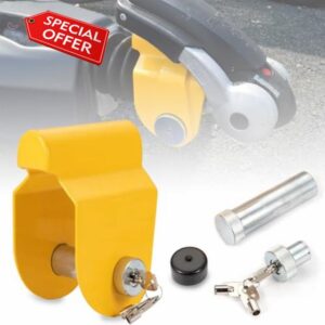 Guirfly1N1 Heavy Duty Caravan Hitch Lock - Caravan Hitch Lock for ALKO AKS1300/2004/3004 & AK130/160