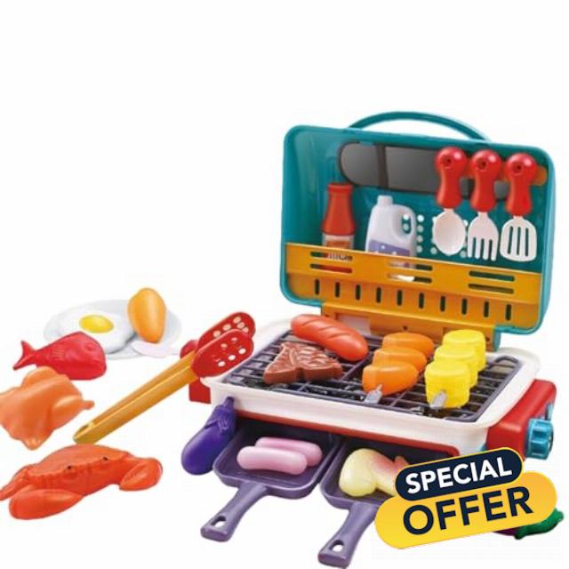 Kids BBQ Grill Toys Set