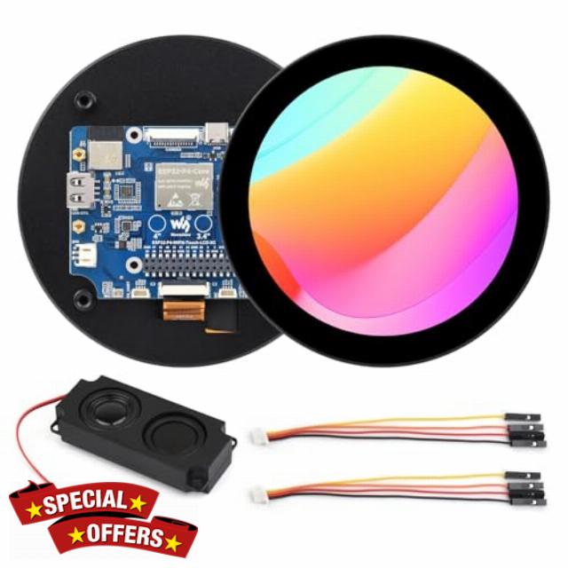 Waveshare ESP32-P4 4inch Round Touch Display Development Board
