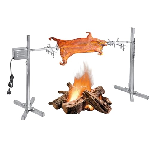 Electric Automatic BBQ Grill Stainless Steel Rotisserie BBQ Stand