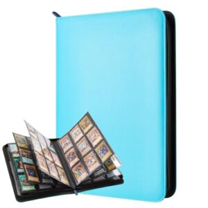 Fits 504 Cards Zipper Carrying Case Binder Album