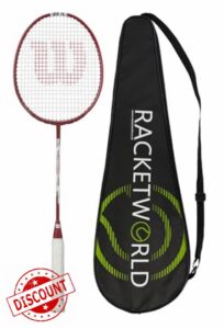 Wilson Attacker Graphite Badminton Racket with Carry Case