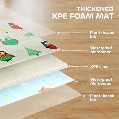 Reversible Kids Floor Mat for Crawling