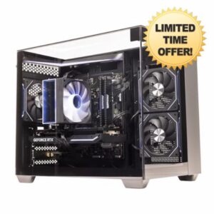 GTR Gaming PC | Ryzen 5 5600X | RTX 5060 Ti 8GB GDDR7 | 32GB DDR4 3600MHz | 1TB NVMe SSD | 750W 80+ Bronze PSU | Wi-Fi | Windows 11 Home