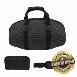 HEEZOU Hard Travel Carrying Case With Shoulder Straps For Boombox 4 Speakers Protector Cover EVA Hard Cove