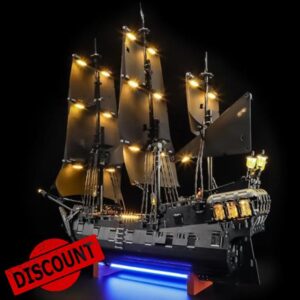 BRIKSMAX 2.0 Light Kit Compatible with Lego Icons Captain Jack Sparrow's Pirate Ship 10365 Building Sets- LED Lighting Kits (Accessories Only)