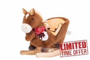 NINODOVAE Kids Rocking Horse horse