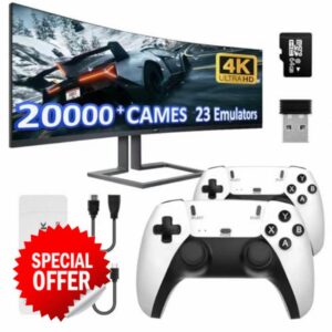 ZYGSEVE Retro Game Console 4K HDMI with 20