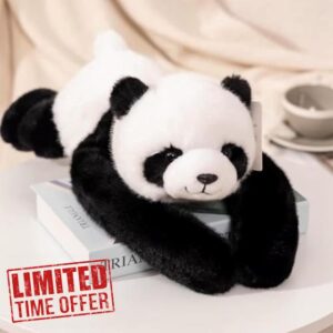26 in Weighted Plush Animals Hugging Pillow for Anxiety Relief & Sleep Support Panda Teddy-Dinosaur Stuffed Toy – Deep Pressure Weighted Cuddly Comfort for Kids & Adults