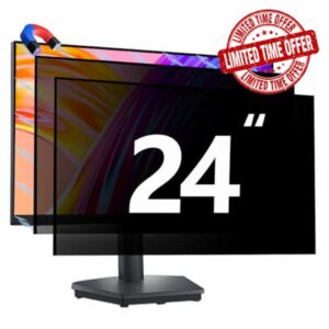 [2 Pack] Magnetic Computer Privacy Screen Filter 24 Inch for Frameless Monitor 16:9 Aspect Ratio