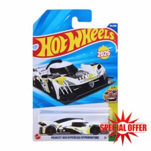 Hot Wheels Peugeot 9X8 Hypercar Hypervoiture HYW11 HW Exotics 2/5 Short Card Peugeot Licence Mattel 2025 1:64