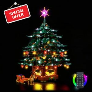 LED Lighting Kit for Lego 41843 Family Christmas Tree - Custom Lights to Mount