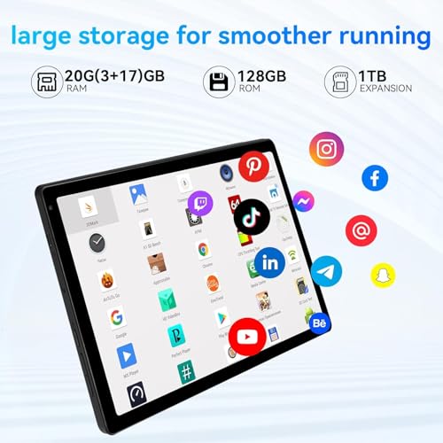 20GB RAM 128GB ROM 1TB TF Card Expandable Octa-Core