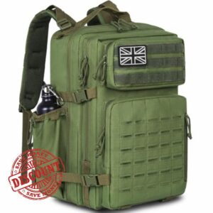 42L Military Tactical Travel Backpack with Bottle Holder