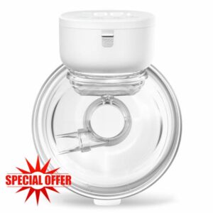ANWIKE Electric Breast Pump Ultra-Light 230g - Wearable Breast Pump Hands Free for Travel & Home