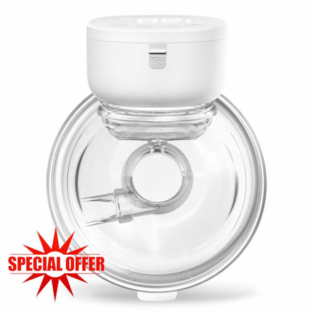 ANWIKE Electric Breast Pump Ultra-Light 230g - Wearable Breast Pump Hands Free for Travel & Home