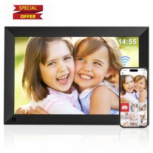 GGUA WiFi Digital Photo Frame 10.1 Inch - Built in 32GB Memory