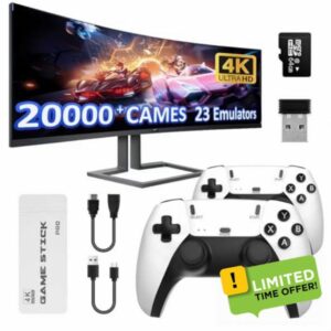 Retro Games Console with 2 Wireless Controllers