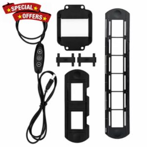 GIWFBQTR For OLD Photos Negatives Converter Digital with 35mm Negative Film Scanning LED Light 10 Levels Adjustable Copying