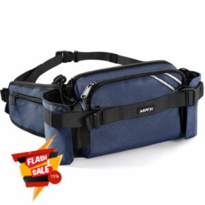 AGPTEK Bum Bag with Bottle Holder