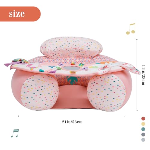 Portable Inflatable Baby Chair with Detachable Activity Sensory Tray
