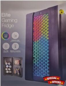 RA-HOMESTORE® New Version 10L Remote Elite LED Colour Changing Gaming Fridge Cooler