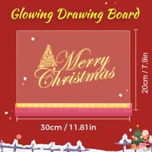 11.8 x 7.9in Led Light Note Message Board