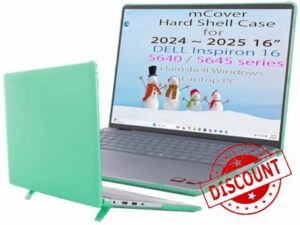 mCover Case Only Compatible with 2024～2025 16" Dell Inspiron 16 5640 5645 Series Clamshell Windows Laptop PC (NOT Fitting Any Other Dell Models) - Gree