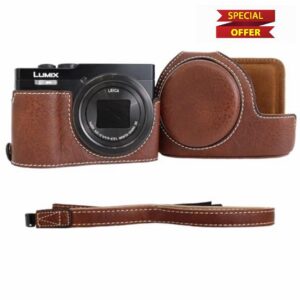 VOVMOEYA Camera Case for Panasonic Lumix DC-TZ99 with Adjustable Shoulder Strap