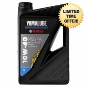 Yamaha Yamalube 10W-40 Semi-Synthetic Marine 4-Stroke Engine Oil