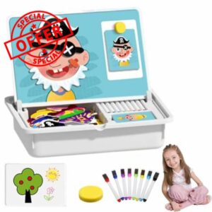 Magnetic Puzzles Face Dress Up Travel Game