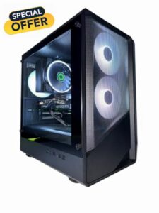 Power Gaming PC Intel Core i7 • High-Performance • 32GB RAM • RTX 3060 12GB • 1TB SSD NVME • Premium Glass Case Gaming PC• Windows 11 | WiFi | Ultra Fast (Core i7 14th Gen)