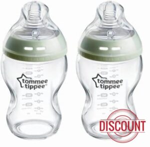 Tommee Tippee Natural Start Anti-Colic Glass Baby Bottle