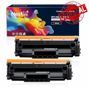 Nestink 135X 1350X Tonr 【2400 pages】 Compatible with HP Laserjet MFP m234dw Laserjet MFP m234sdw Laserjet MFP m234sdwe Toner Laserjet m209dw M234sdn M234dwn M209dwn 135X 135A W1350A (2 black)