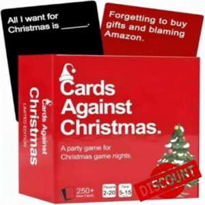 Upgraded 250+ Cards Against Christmas Game