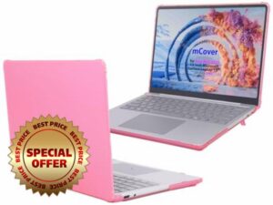 mCover case ONLY Compatible for 2025+ 13" Microsoft Surface Laptop 13 Windows PC (Model# 2095) with Snapdragon CPU & Copilot+ (NOT Fitting Other Surface Laptop) - Pink