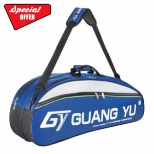 SIQITECHUK Badminton Tennis Racquets Racket Bag with Shoe Compartment Large Capacity Rackets Storage Bag Battledore Cover Case Waterproof Gym Equipment Bags Sports Handbag with Shoulder Strap